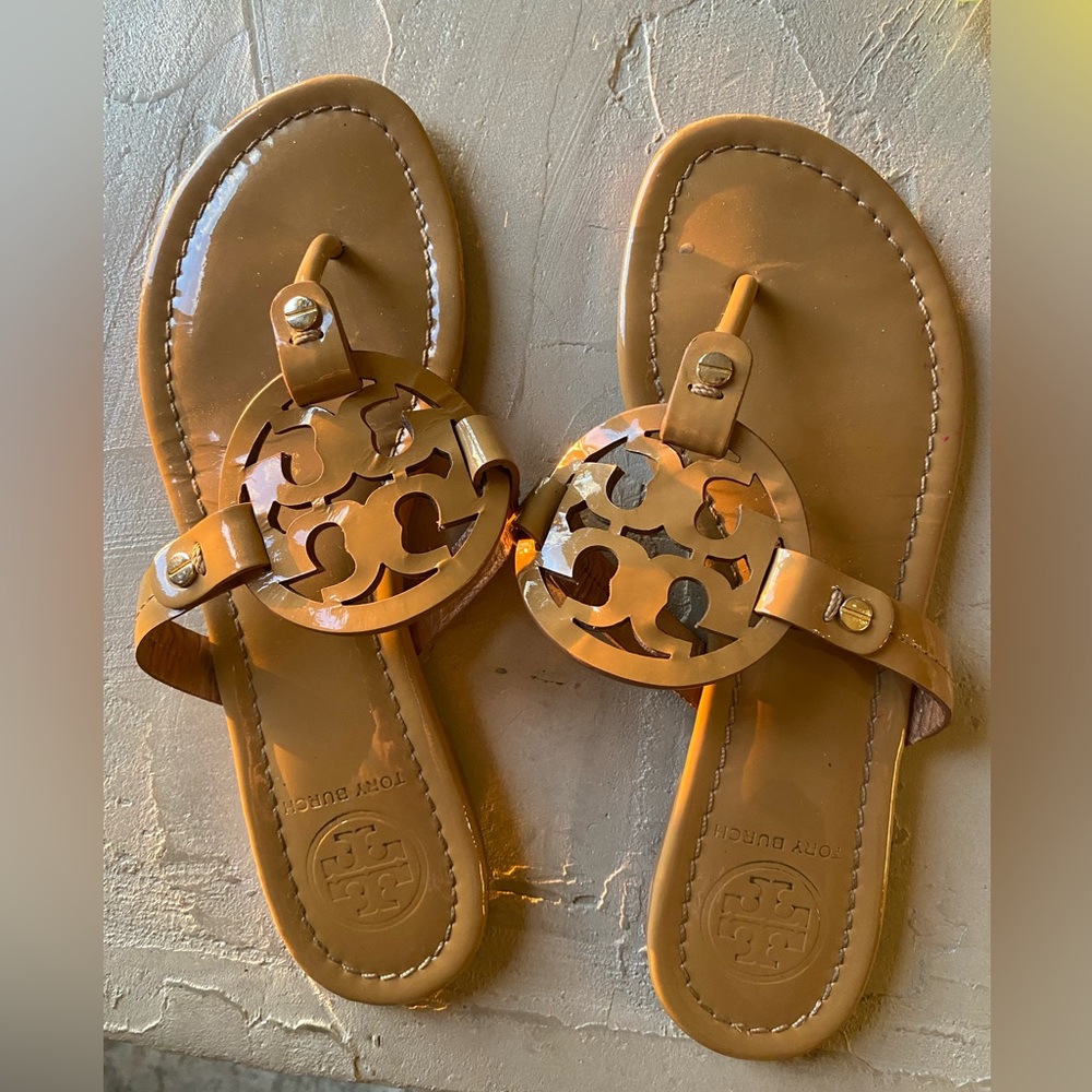 Tory Burch Miller Sandal - Nude leather
